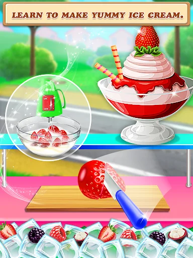 Street Ice Cream Shop Game