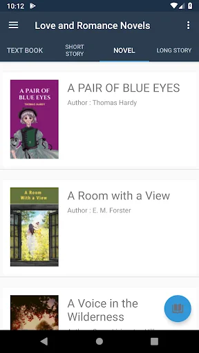 Famous Love and Romance Novels screenshot 1