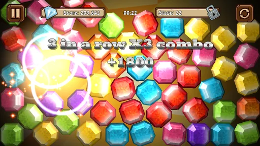 Gem Slash - Match 3 Physics