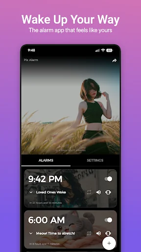 Pix Alarm - Photo Clock Timer screenshot 1