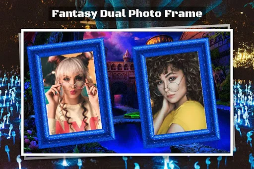 Fantasy Dual Photo Frames screenshot 1