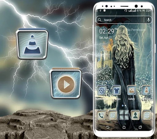 Fantasy Girl Launcher Theme screenshot 1