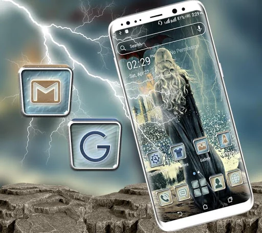 Fantasy Girl Launcher Theme screenshot 3
