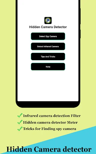 Hidden Camera Detector Finder
