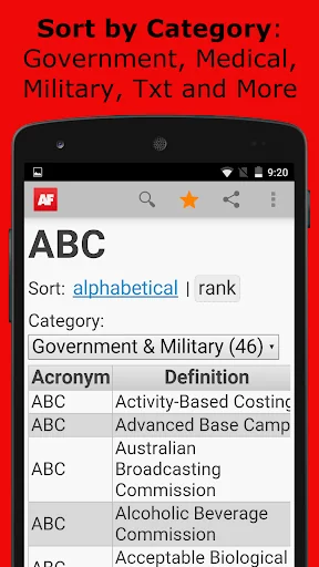 Acronym Finder screenshot 2