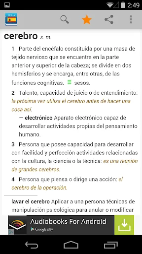 Diccionario de español