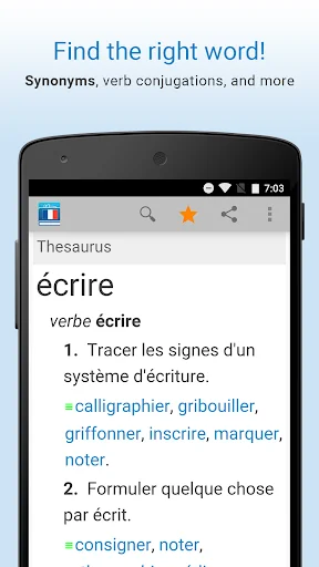 French Dictionary & Thesaurus screenshot 3