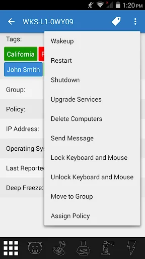 Deep Freeze Administrator screenshot 1