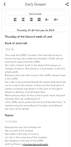 Daily Gospel screenshot 2