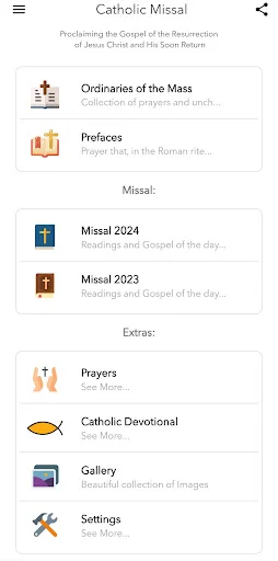 Catholic Missal screenshot 1