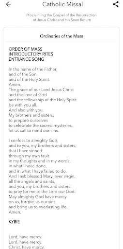 Catholic Missal screenshot 2