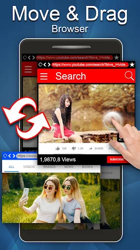 Fast Dual Browser - Split Brow screenshot 4