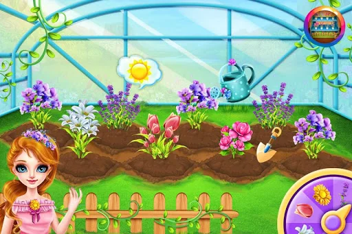 Flower Girl - Flower Growup screenshot 2