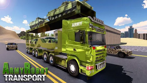 US Army Tank Robot Cargo Plane screenshot 2