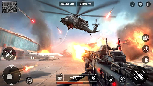 Machine Gun Battle: War Games