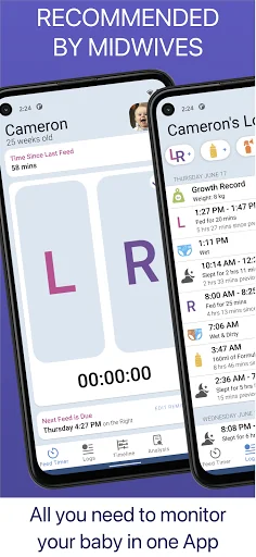 Baby Feed Timer, Breastfeeding