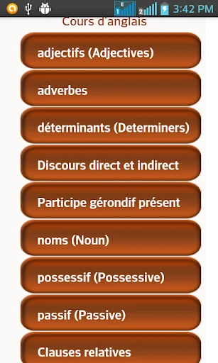 apprendre Des Cours D'Anglais screenshot 1