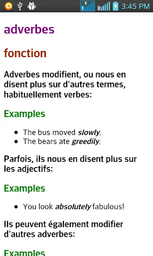 apprendre Des Cours D'Anglais screenshot 3