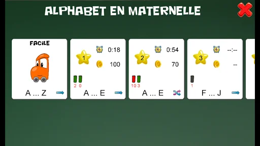 Alphabet en maternelle