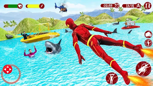 Super Speed: Flying Hero Games screenshot 2