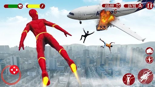 Super Speed: Flying Hero Games screenshot 3