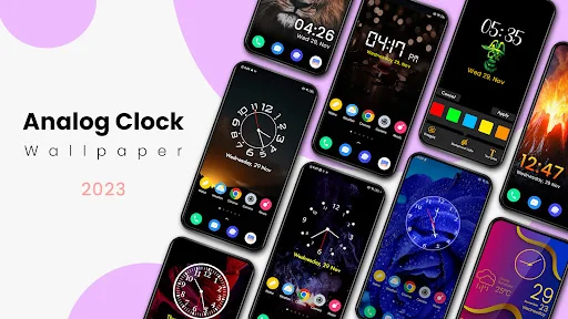 Analog Clock Wallpaper App