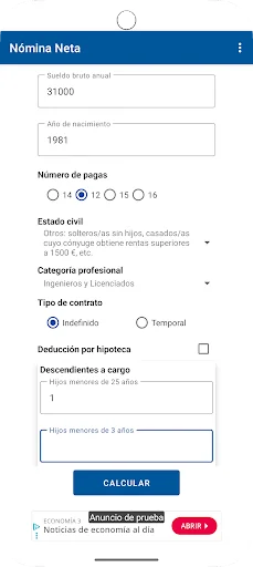 Payroll Spain 2026