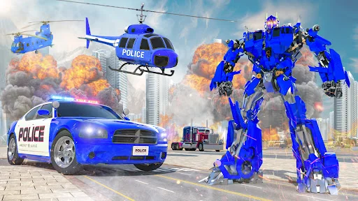 Helicopter Game: Flying Car 3D screenshot 4