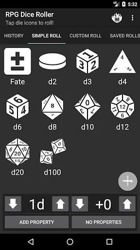 RPG Dice Roller - Original