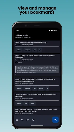 Pinkt for Bookmarking