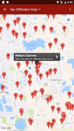 Sex Offenders Search screenshot 2