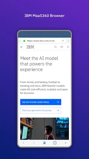 IBM MaaS360 Browser