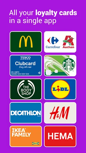 Fidall loyalty cards screenshot 1