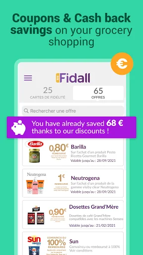 Fidall loyalty cards screenshot 4