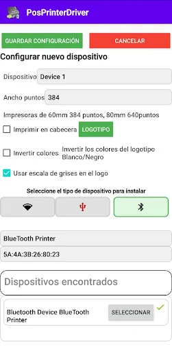 POS PRINTER DRIVER ESC/POS screenshot 1
