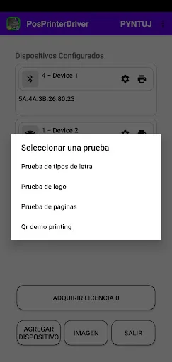 POS PRINTER DRIVER ESC/POS screenshot 2