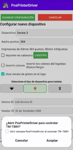 POS PRINTER DRIVER ESC/POS screenshot 3