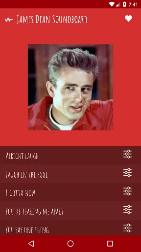 James Dean Soundboard