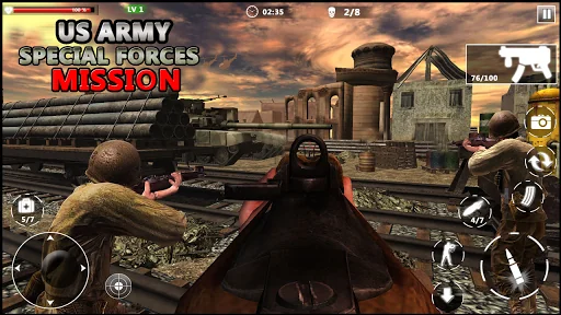 World War Army: Gun War Games