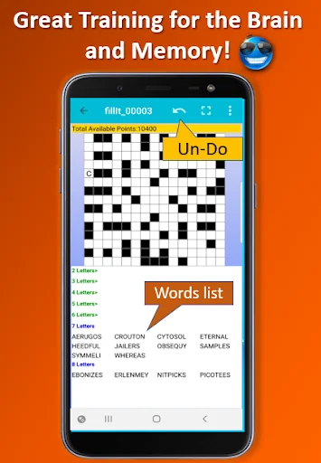 Fill it ins crossword puzzles screenshot 3