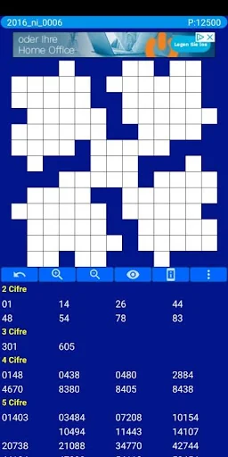 Number Fill in puzzles Numerix screenshot 1