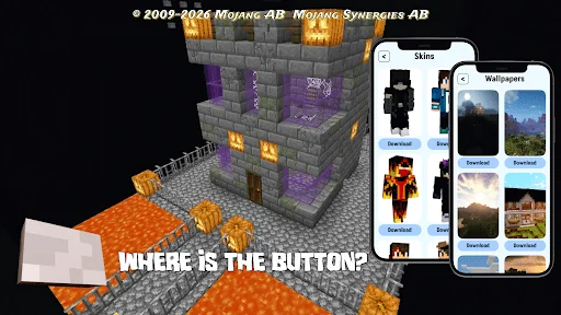 find the button for minecraft screenshot 4