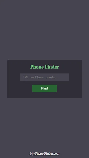 Find my phone - IMEI Tracker