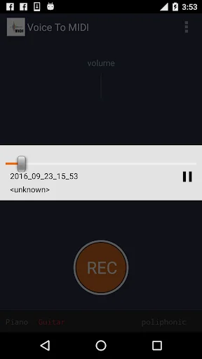 Voice to MIDI screenshot 3