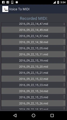 Voice to MIDI screenshot 4