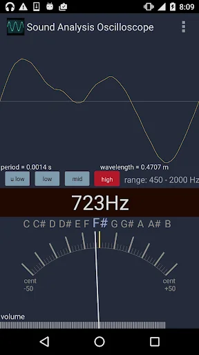 Sound Analysis Oscilloscope screenshot 2