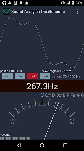 Sound Analysis Oscilloscope screenshot 4