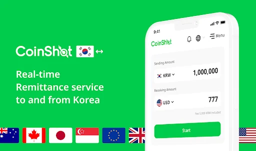 CoinShot - Send from Korea
