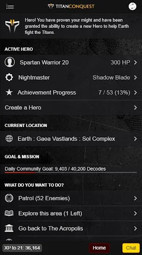 Titan Conquest RPG screenshot 1