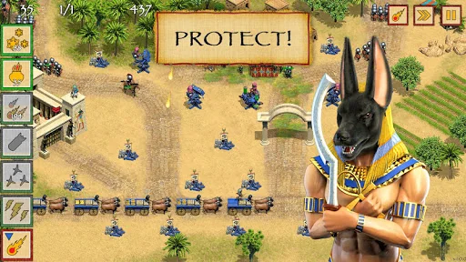 Defense of Egypt TD: tower def screenshot 2